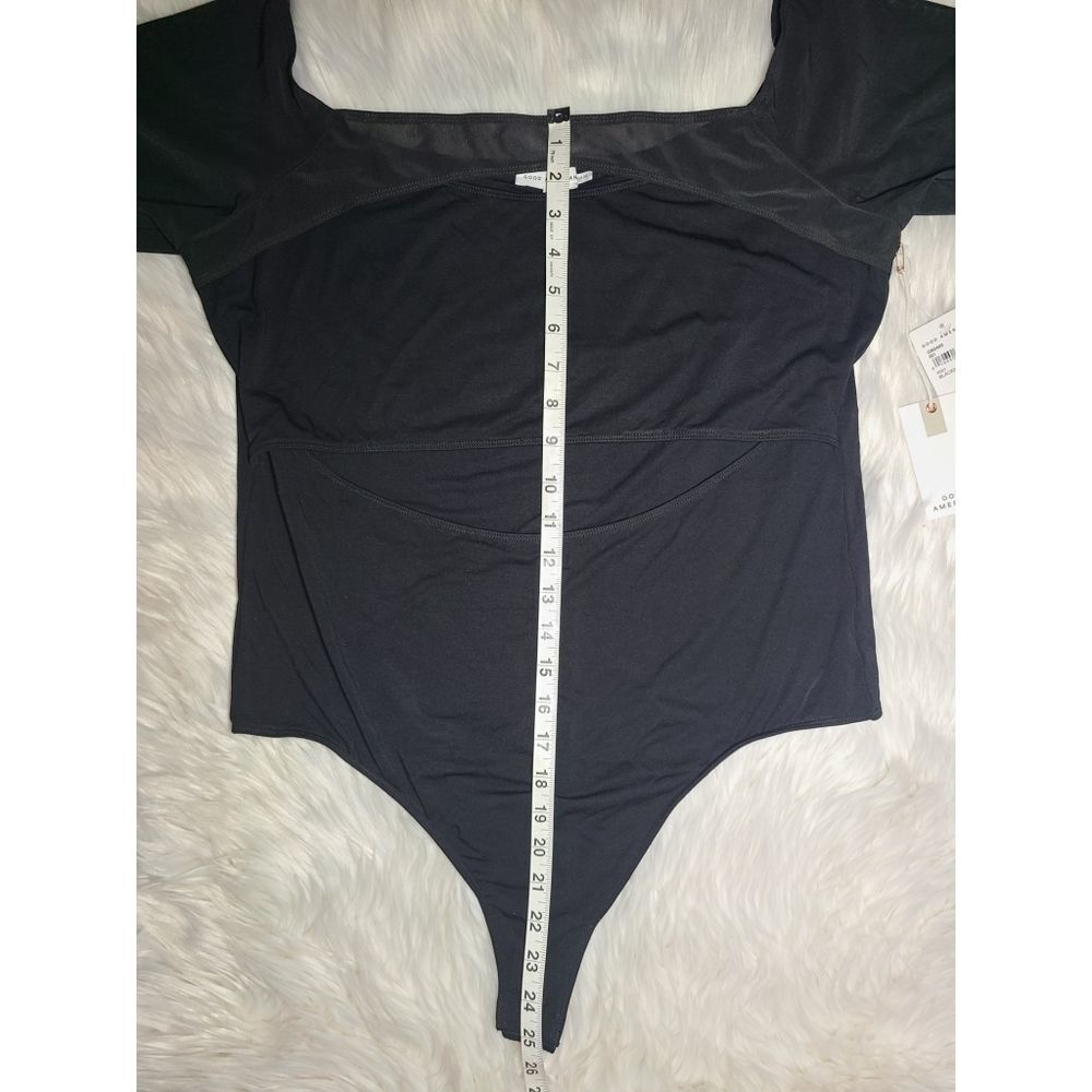 NWT|Good American Black Off Shoulder Cut Out Bodysuit, 6 - Picture 7 of 10